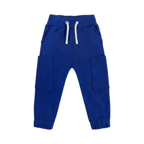Spodnie Cargo BASIC - NAVY / RIB CARGO PANTS