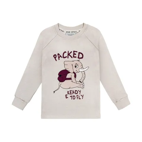 Longsleeve prążek SŁONIK BASIC - ELLIE / RIB LONGSLEEVE
