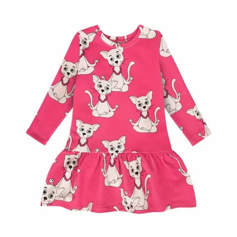 Sukienka JOGINEK RÓŻ - YOGICAT PINK / DRESS