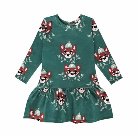 Sukienka PANDA ZIELONA - PANDA GREEN / DRESS