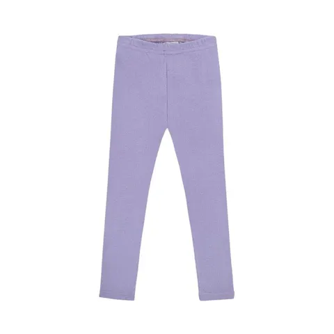 Legginsy prążek BASIC - VIOLET / RIB LEGGINGS