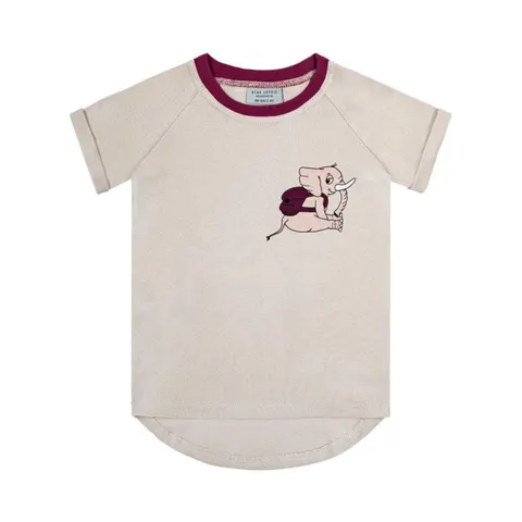 T-Shirt SŁONIK BASIC - ELLIE / RIB T-SHIRT