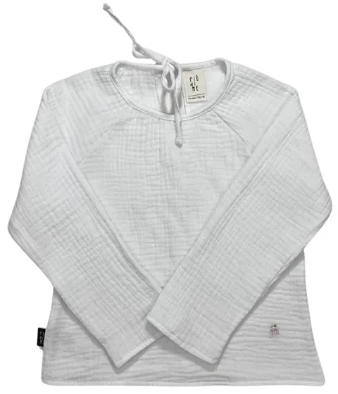 Bluzka 112-23 MUSLIN BLOUSE - InCommon / WHITE - GOTS