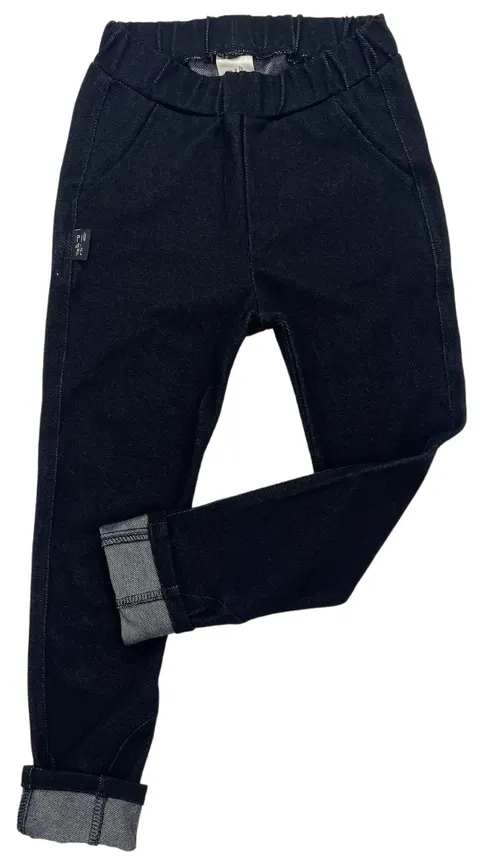 Spodnie 123-23 SLIM JEANS / BLACK - 100% CO