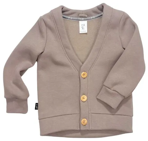 Bluza 136-23 CARDIGAN WH BUTTONS / CAPPUCCINO