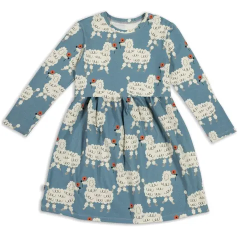 Sukienka DOGS ON TEMPEST BLUE CLASSIC DRESS