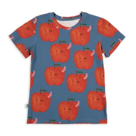 Koszulka APPLE ON BLUE CLASSIC T-SHIRT