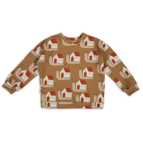 Bluza SNAILS ON CARAMEL SWEATSHIRT