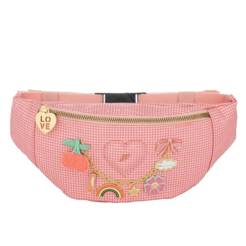 Nerka FANNY PACK BANANE Vichy Love Pink | Jeune Premier