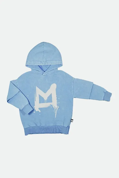 Bluza z kapturem SPRAY VINTAGE BLUE SKATE HOODIE