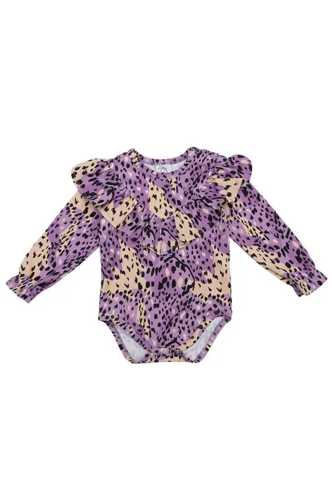 Body Jolene SPOTS VIOLET długie