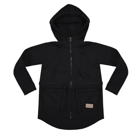 Bluza ocieplana ZIP HOODIE COAT black (mama&dziecko)