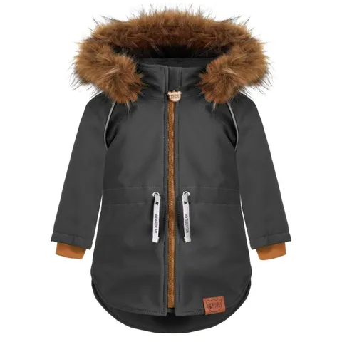 Kurtka Zimowa Softshell DUSTY BLACK zgaszona czerń
