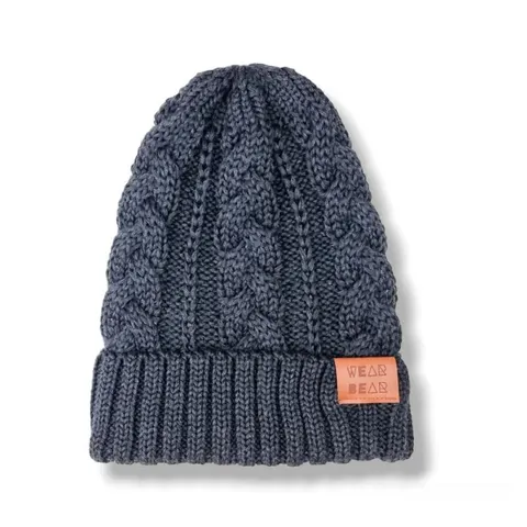 Czapka MERINO black (czarny) WARKOCZYK z metką WEARBEAR
