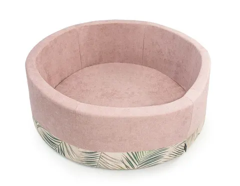 Basen okrągły RÓŻ+PALMY koło śr. 90 cm wys. 30 cm BEZ PIŁEK