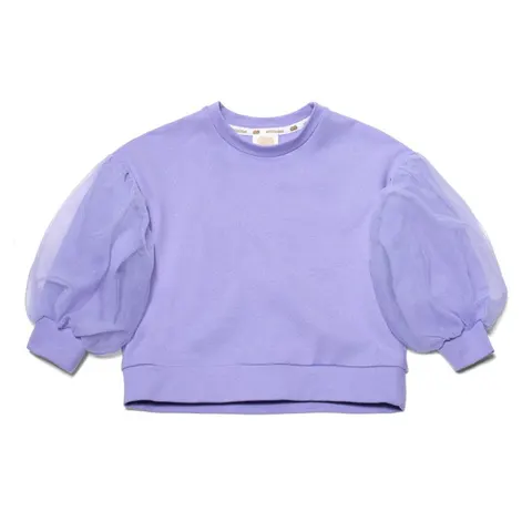 Bluza PUF z tiulowymi rękawami LILA