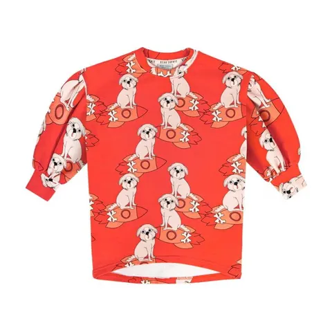 Tunika bufiasta KOSMOPIES POMARAŃCZOWY - COSMODOG ORANGE / PUFF TUNIC