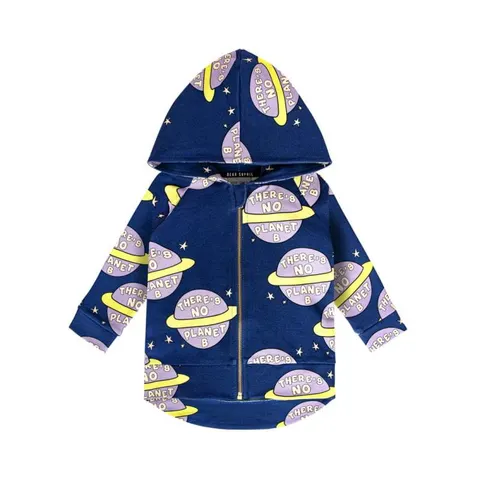Bluza z kapturem PLANETA GRANAT - PLANET NAVY / HOODIE