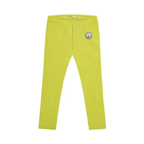 Legginsy prążek BASIC - LIME / RIB LEGGINGS