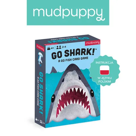 Mudpuppy 4 lata+ Gra karciana Go Shark!