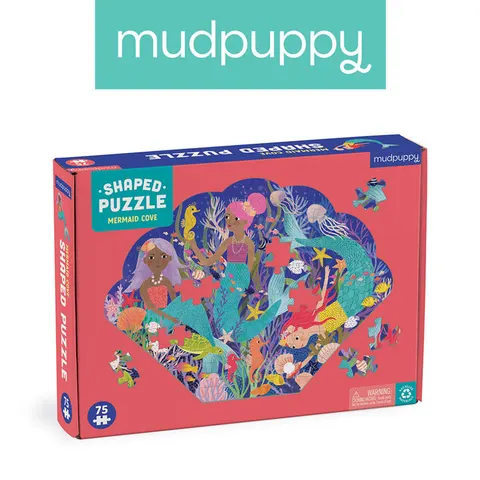 Mudpuppy 5 lat+ Puzzle konturowe Zatoczka syren 75 el.