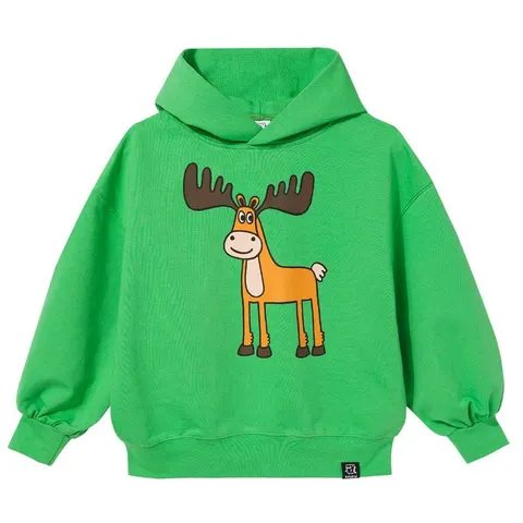 Bluza z kapturem Oversized Hoodie GREEN MOOSE
