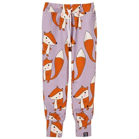 Spodnie Pocket Pants VIOLET FOXES (wzorzyste, z lisami)