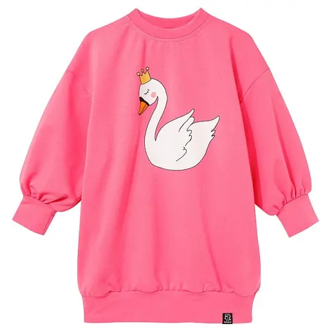 Sukienka Sweatshirt Dress PINK SWAN