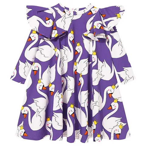 Sukienka Pompom Dress VIOLET SWANS
