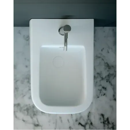 Esedra Quadra CESD.BDSQD bidet wiszący 54x36 biały