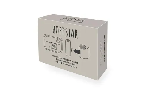 Papierowe BIAŁE wkłady 3 szt. do aparatu Artist Hoppstar 5 lat+ Hoppstar
