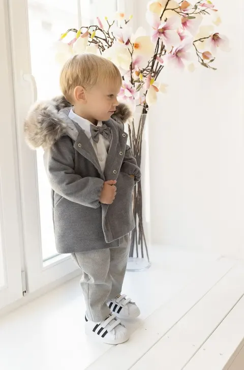 Płaszcz SNOW grey BOYS