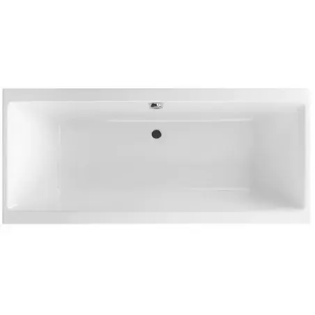 Excellent Wanna Pryzmat Slim 160x75 Prostokątna Biała Do Zabudowy