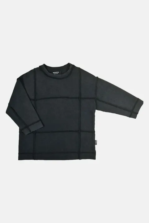 Bluzka VINTAGE BLACK REVERSED LONGSLEEVE