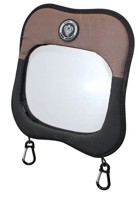 Lusterko do obserwacji dziecka w aucie BRĄZOWE baby viewMIRROR | Prince Lionheart