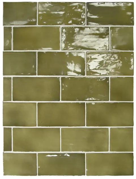 Płytka ścienna Equipe MANACOR BASIL GREEN 7,5X15