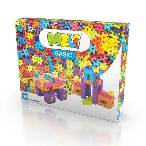MELI 3 lata+ Klocki Meli BASIC zestaw klocków 1000 szt. Classic 50015
