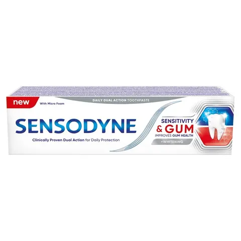 SENSODYNE Pasta NADWRAŻLIWOŚĆ SENS&GUM WHITE