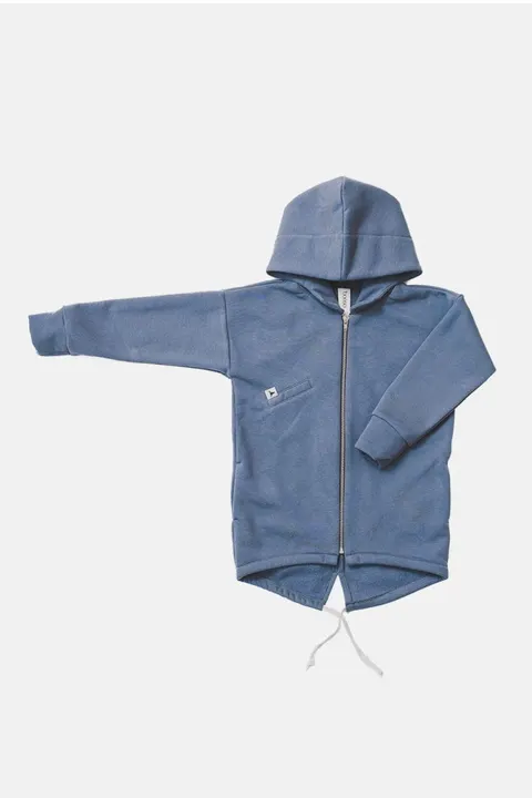 Bluza 126 ZIP CLASSIC HOODIE BLUE