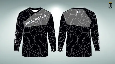 Jersey bluza Polaris czarno-szary L
