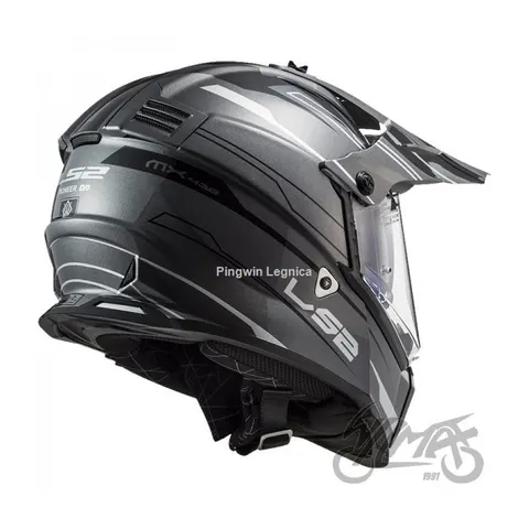 KASK LS2 MX436 PIONEER EVO KNIGHT TITAN WHITE M