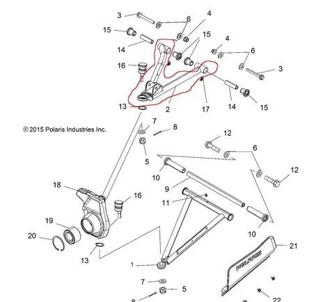 Wahacz polaris Sportsman 570 SP 1020528-067