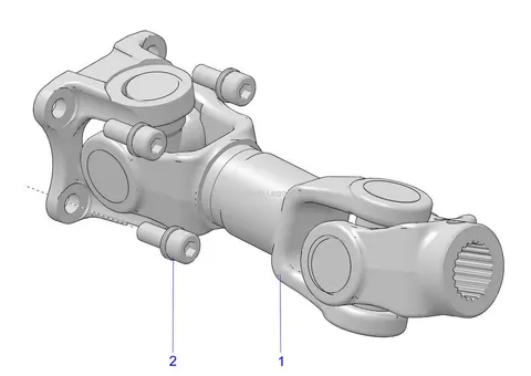 Wał propshaft tył 1333978 Polaris 1000 mod. S