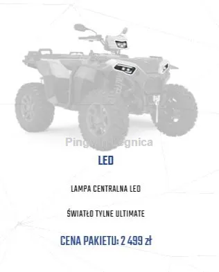 Pakiet LED Polaris sportsman 1000 2413431+2415397