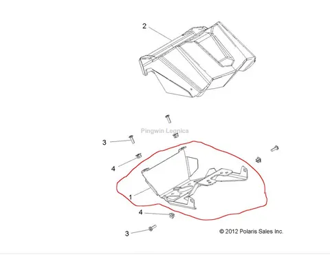 Uchwyt licznika Polaris Sportsman 5256510-067