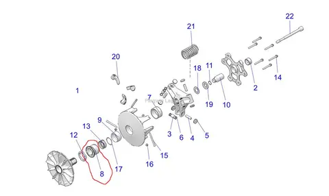 Łożysko kierunkowe Polaris Sportsman 570 1327173