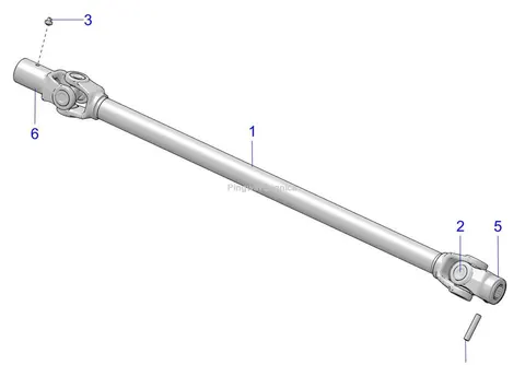 Wał Prop shaft Polaris przód S 1333977