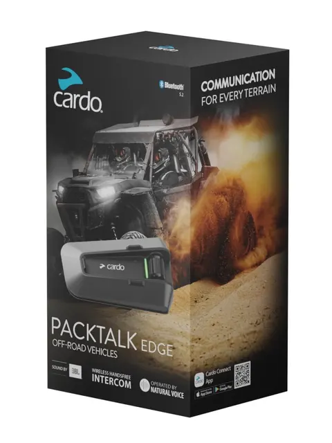 Cardo Packtalk Edge Single JBL ORV pojedynczy