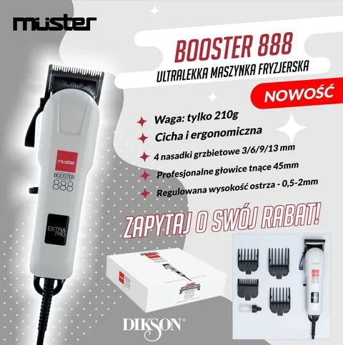 Muster maszynka Booster 888