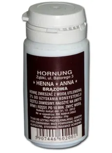Henna ANNA 20g brązowa
